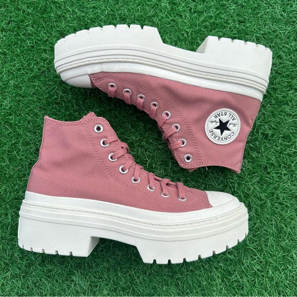 Converse Chuck Taylor All Star Lugged Heel Hi Light Saddle - Picture 10 of 13